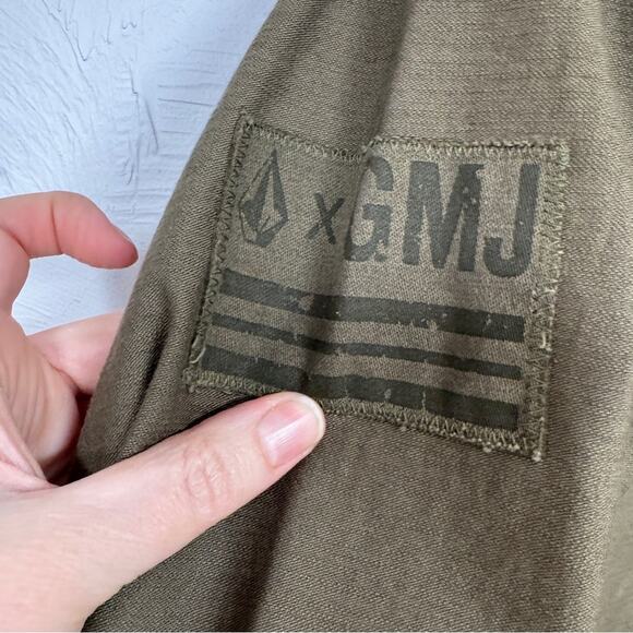 Stone Row X Georgia May Jagger Green Utility Jacket Womens M Lightweight Casual - Picture 9 of 9